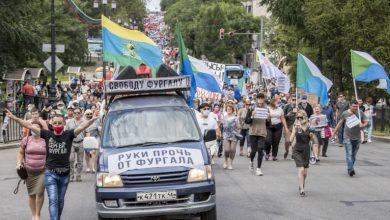 Photo of „Putin, ia niște ceai”. Mii de persoane au ieșit să protesteze față de presupusa otrăvire a lui Aleksei Navalnîi