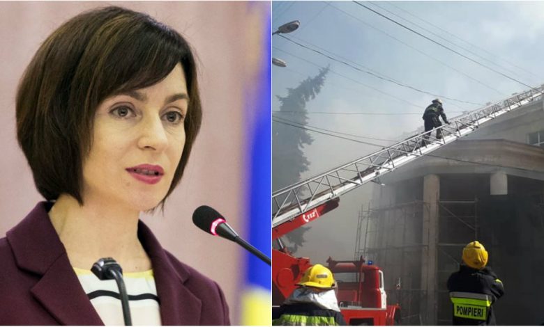 Photo of Maia Sandu, după incendiul de la Filarmonică: Vom identifica resurse și o vom repara