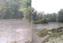 Photo of foto, video | Râul Bîc a ieșit din albie. Apa a cuprins strada Varnița