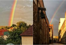 Photo of foto | Fiecare ploaie are (și) un sfârșit bun! Un curcubeu de poveste a colorat azi norii gri de pe cerul Moldovei