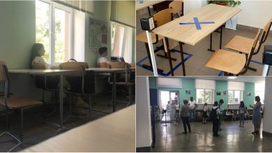 Photo of foto | Fără baloane și flori, doar cu măști și ghiozdane pe spate. Cum au „sărbătorit” 1 septembrie elevii unor licee din Chișinău?