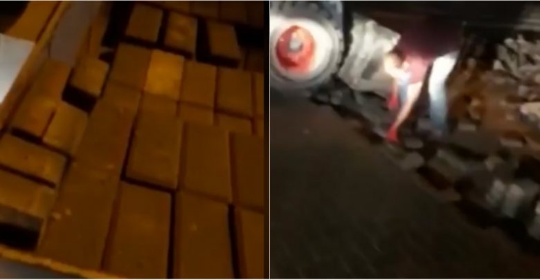 Photo of video | „Gospodarii, episodul doi”. Un bărbat, prins cum ar fura pavajul din capitală