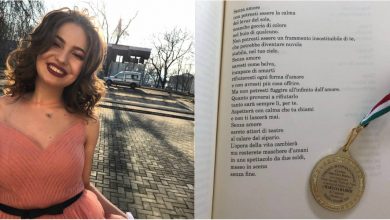 Photo of foto | O tânără moldoveancă, decorată cu premiul special la un concurs de poezie din Italia! „Mi s-a îndeplinit un mare vis”