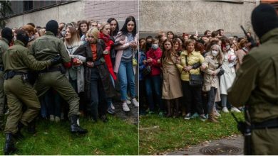 Photo of foto | Istoria imaginii din Belarus care a făcut înconjurul lumii. „Alături cineva striga: Ce faceți? Bateți cu picioarele o femeie”