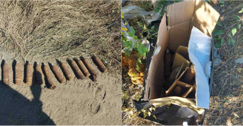 Photo of foto | Un bărbat a găsit 12 obuze la Bubuieci. Proiectilele erau împachetate într-o cutie
