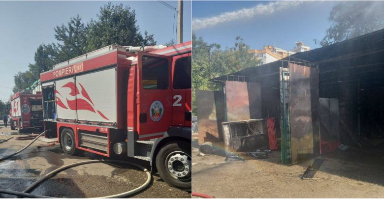 Photo of foto | Încă un incendiu în capitală! Flăcările au făcut scrum un garaj de la Botanica