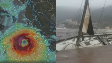 Photo of video | Uragan puternic în Marea Mediterană! Fenomenul rar lovește astăzi Grecia