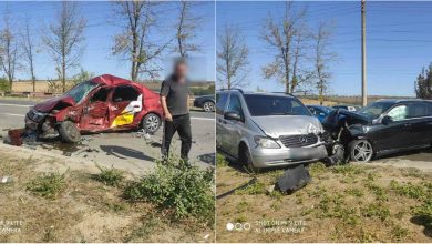 Photo of foto, video | Încă un accident grav la Ciocana. Mai multe vehicule s-au tamponat violent