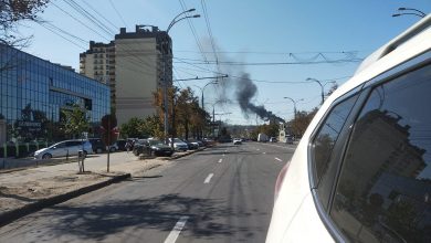 Photo of foto | Incendiu în centrul Chișinăului! Pompierii sunt la fața locului