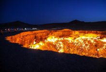 Photo of Ar fi trebuit să se stingă într-o săptămâna, însă arde de cinci decenii. „Porțile iadului” – un crater imens incendiat de sovietici