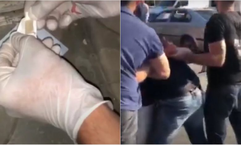 Photo of video | Droguri de peste 120.000 de lei, ridicate de la șapte bărbați reținuți. Unul dintre suspecți era înarmat