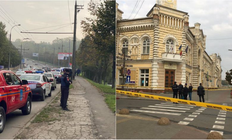 Photo of Dimineața de vineri a început cu două alerte cu bombă în capitală. Un bărbat a anunțat despre obiecte explozibile la Primărie și Ambasada Ucrainei