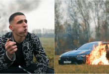 Photo of video | Un vlogger rus și-a incendiat intenționat mașina. Milioane de oameni au privit cum „ard 150.000 de euro”