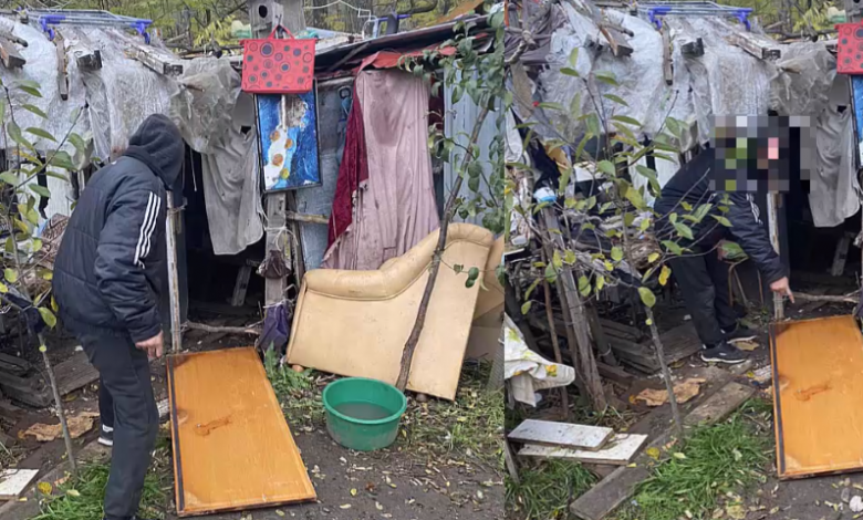 Photo of video | Caz tragic la Buiucani! Un bărbat fără loc permanent de trai, bătut și înjunghiat în locuința sa improvizată