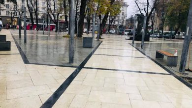 Photo of foto | Ce se va întâmpla când va fi gheață? Primele imagini cu scuarul-„experiment”, renovat în Chișinău