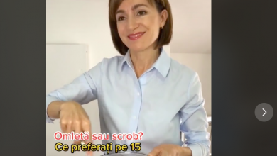 Photo of video | „Omletă sau scrob?”. Un filmuleț publicat de Maia Sandu pe TikTok a devenit viral