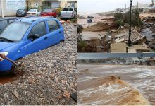 Photo of foto | Insula Creta, devastată a doua oară în câteva săptămâni de o furtună puternică. Oamenii, nevoiți să dezgroape mașinile din pietre și nisip