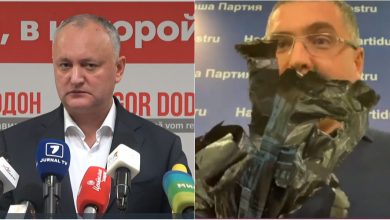 Photo of video | Usatîi îi oferă un buchet din „kuliok” lui Dodon și afirmă că Moscova intenționează să-l facă pe Ceban liderul PSRM