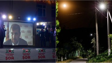 Photo of foto, video | Satul Zorile are iluminat stradal. Rețeaua electrică de patru kilometri, renovată de Partidul ȘOR