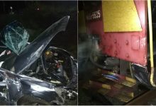 Photo of foto | Accident pe calea ferată la Anenii Noi! O femeie a ajuns la spital după ce mașina în care se afla a fost lovită de locomotivă