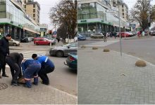 Photo of foto | Gata cu parcarea neregulamentară! Pe o stradă din sectorul Rîșcani au fost instalate plăci din beton