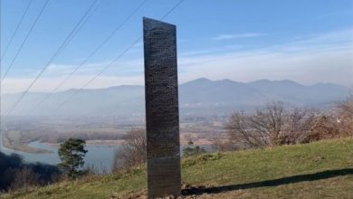 Photo of video | Un misterios monolit din metal, similar cu cel găsit recent în SUA, descoperit lângă o cetate dacică din România