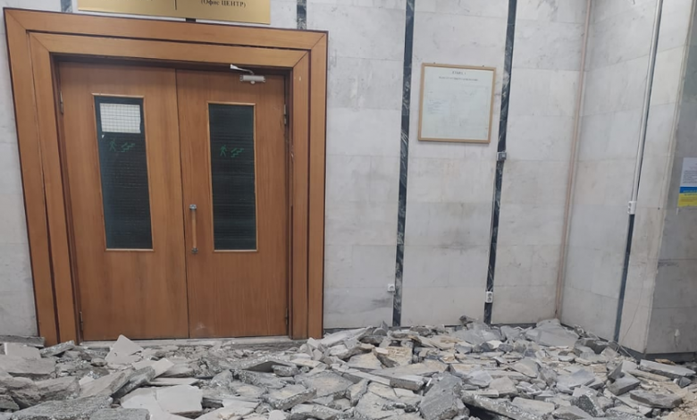 Photo of Surpriză pentru magistrații Judecătoriei Chișinău, sediul Centru. S-au pomenit pe „șantier” fără a fi anunțați