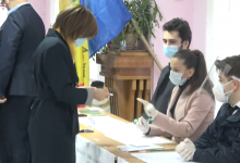 Photo of video | Maia Sandu la secția de votare: „Am votat pentru ordine, dreptate, bunăstare”