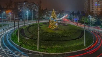 Photo of foto | Atmosferă de Crăciun în Chișinău. Cum arată rondurile și intersecțiile capitalei în ajun de sărbători