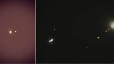 Photo of foto, video | Ați urmărit fenomenul? Așa a arătat „întâlnirea” de luni dintre Jupiter și Saturn