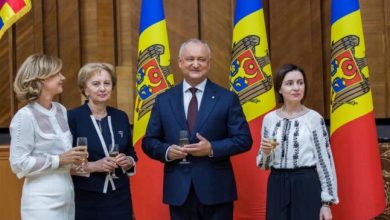 Photo of video | Maia Sandu, inaugurare pe timp de pandemie, în prezența lui Dodon, Chicu și Greceanîi