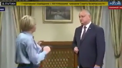 Photo of video | „Ce aveți în vedere?”. Igor Dodon, derutat după ce a fost întrebat la Moscova ce statut are acum în Moldova