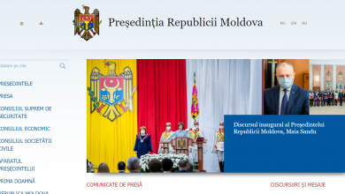 Photo of Din „MD” în „RO”. Pe site-ul Președinției a apărut limba română