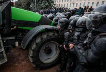 Photo of video | Nemulțumiți de amenzile primite, agricultorii au protestat la Ministerul de Interne. Reacția instituției