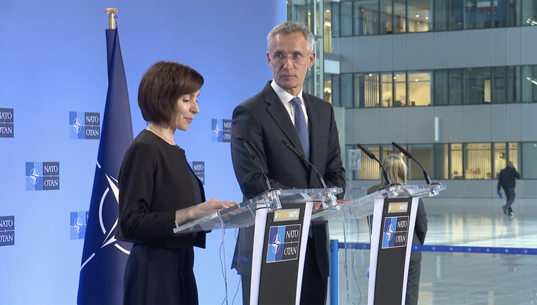Photo of „I-am mulțumit pentru mulți ani de sprijin și parteneriat”. Ce a discutat Maia Sandu cu secretarul general al NATO