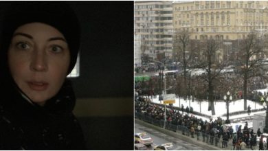 Photo of foto, live | Protestele de la Moscova: Soția lui Navalnîi a fost arestată