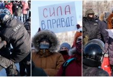 Photo of foto, video | Demonstraţii anti-Putin şi pro-Navalnîi în Rusia la -50 de grade. Poliţia a arestat deja zeci de persoane