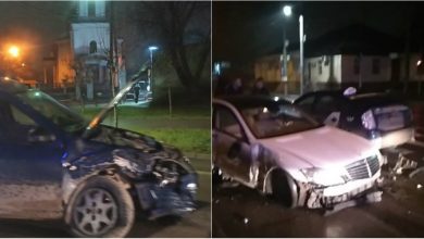 Photo of foto, video | Două accidente cu implicarea mașinilor de taxi s-au produs noaptea în capitală. O persoană, transportată la spital