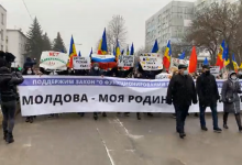 Photo of video | „Nu suntem o colonie românească”. Socialiștii au desfășurat un miting „în apărarea limbii ruse” la Bălți, nemulțumiți de decizia CC