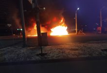 Photo of foto, video | Incendiu matinal în capitală. O stație de așteptare a ars