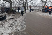 Photo of foto, update | O persoană a ajuns la spital în urma accidentului de la Anenii Noi. Șoferul nu ar fi adaptat viteza