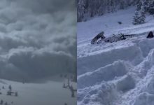 Photo of video | Momentul în care un un grup de turiști observă că o avalanșă se îndreaptă spre ei. O persoană, blocată sub nămeți