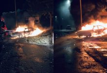 Photo of foto | Un BMW a luat foc după ce s-a izbit de un pilon electric în capitală. Pasagerul din vehicul a decedat