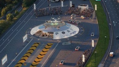 Photo of foto | Anglia pregătește un aeroport futurist pentru mașini zburătoare