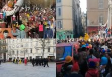 Photo of video | Carnaval pe vreme de pandemie în Marsilia. Poliția a aplicat gaze lacrimogene pentru a dispersa mulțimea