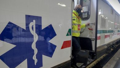 Photo of foto | Asistență medicală pentru pacienții COVID-19, pe calea ferată. Un tren de ATI va străbate Italia pentru a diminua presiunea asupra spitalelor
