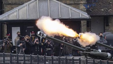 Photo of foto | Momente impresionante în Marea Britanie. Salve de tun au fost trase în onoarea prințului Philip