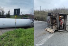 Photo of foto, video | Autocisternă din Republica Moldova, care transporta gaz lichefiat, s-a răsturnat la Vaslui