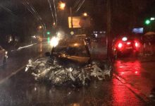 Photo of Impact violent în capitală. Un șofer nu a ținut cont de condițiile meteo și s-a izbit cu BMW-ul de un pilon