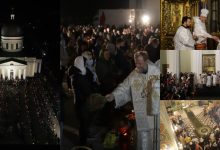 Photo of foto | S-a ținut cont de reguli sau nu? Imagini surprinse în noaptea Învierii lângă și în Catedrala Mitropolitană